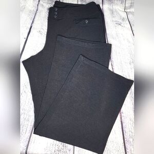 Joe benbasset black polyester spandex plus size 22/24 dress pants